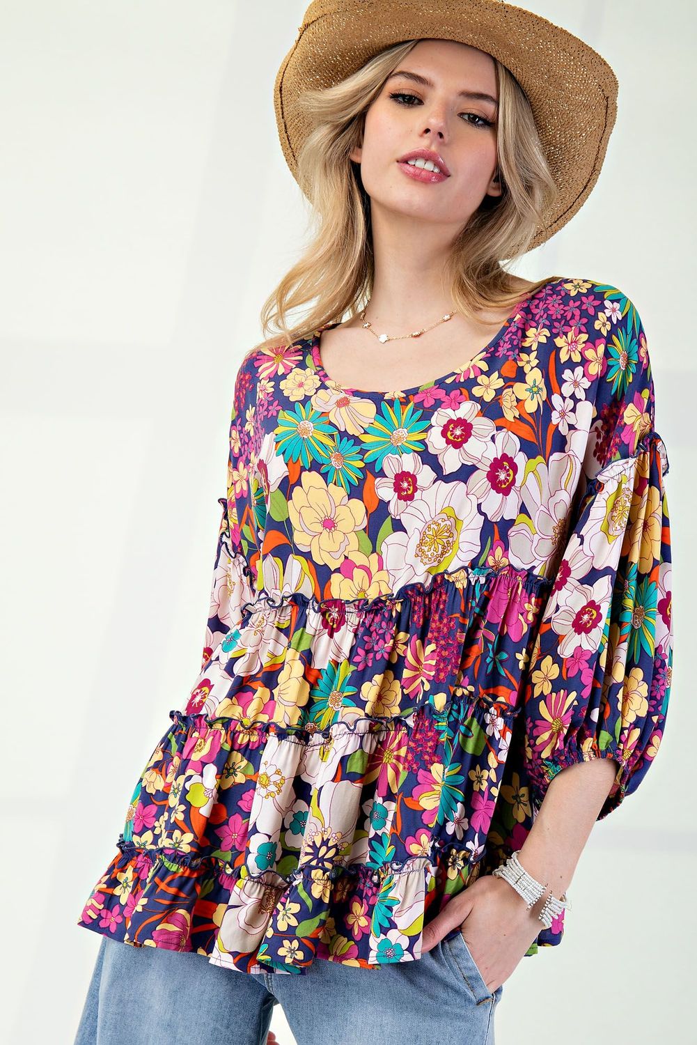 E Ruffle BBD Top