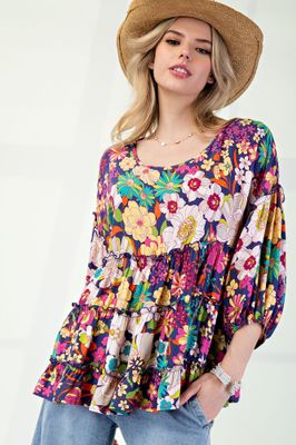 E Ruffle BBD Top E Ruffle BBD Top