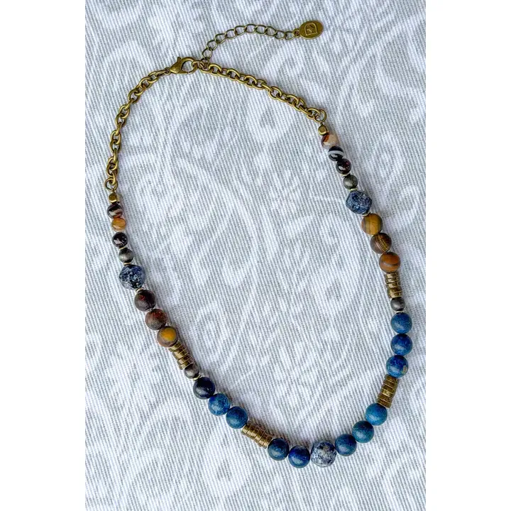 Addie Necklace Blue Addie Necklace Blue
