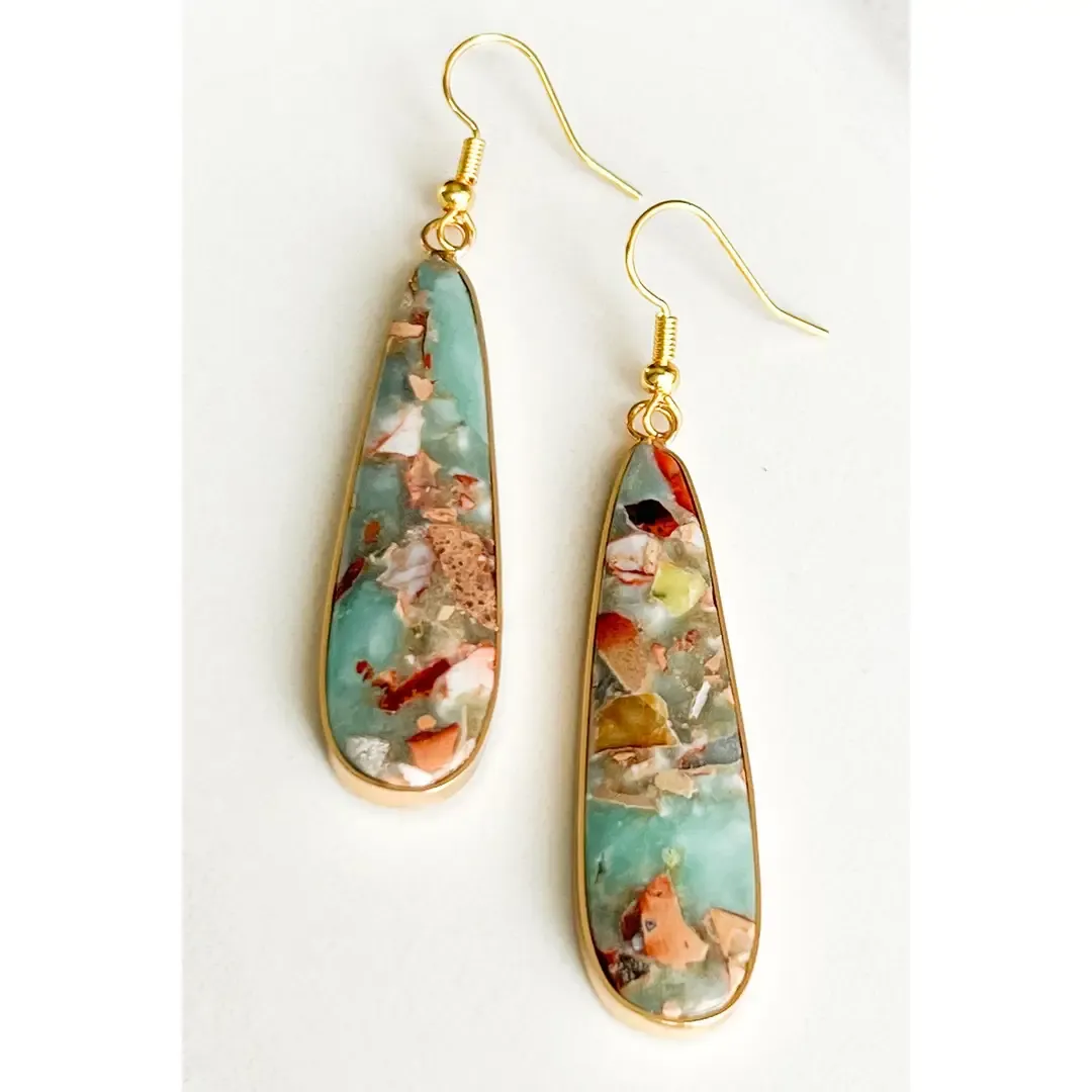 Samira Earrings Amazonite Samira Earrings Amazonite