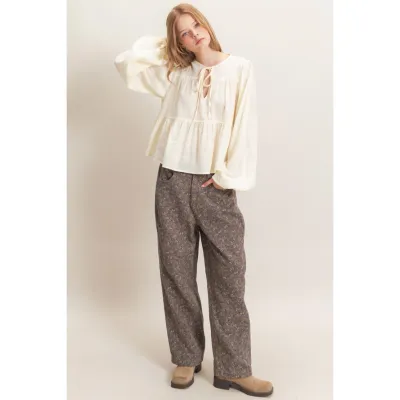 Floral Barrel Pants Floral Barrel Pants