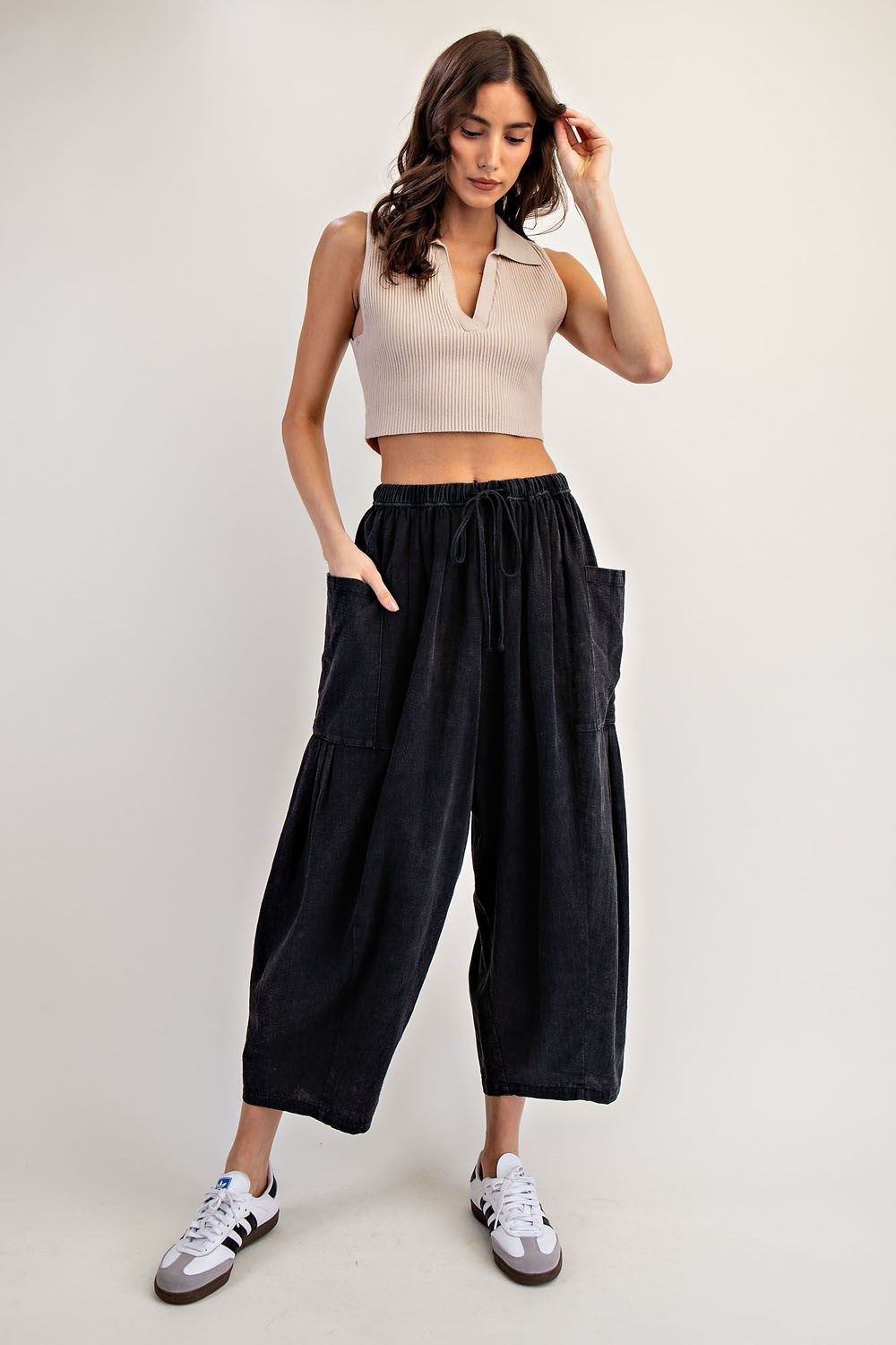 Crop Barrel Pant Crop Barrel Pant