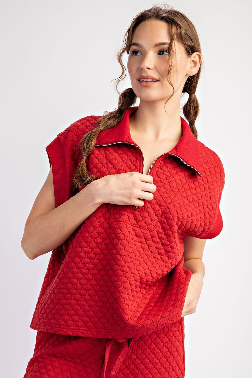 Tex Collar Cap Slv Tex Collar Cap Slv