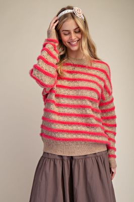 E Stripe Knit Sweater E Stripe Knit Sweater