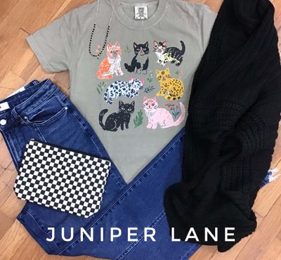 Many Cats Tee Many Cats Tee