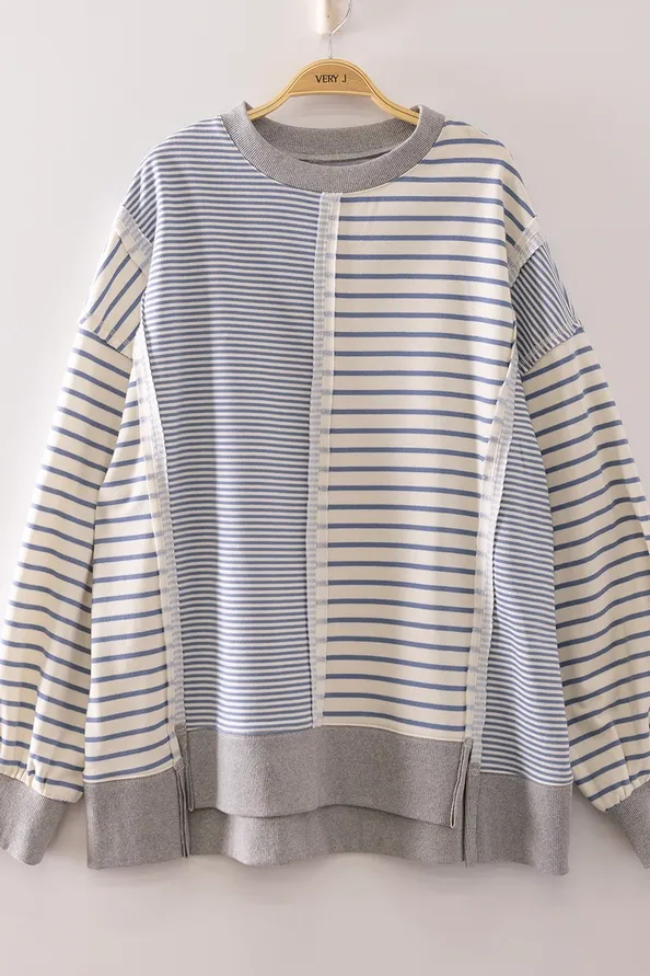 Mix Stripe Crew