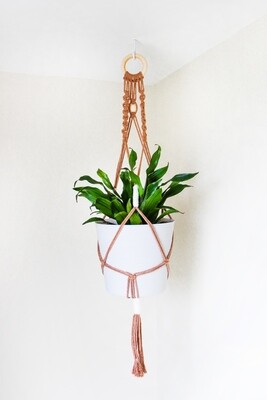 Macrame Plant Hanger - Design Style B Macrame Plant Hanger - Design Style B