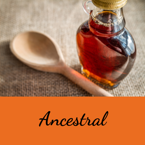 Canne de sirop d&#39;érable, Ancestral