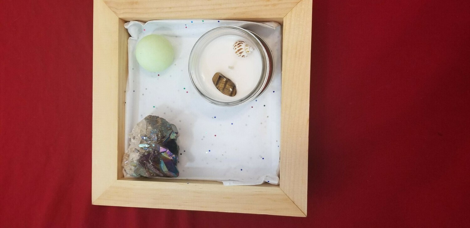 Stone and Candle Gift box