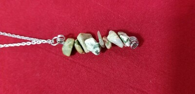Unakite Necklace Stone of Vision