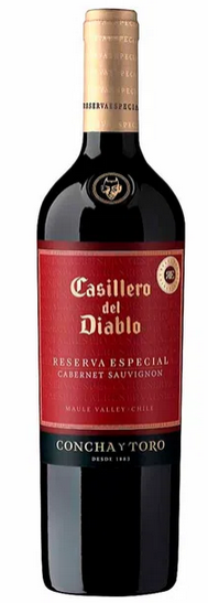 Vino Tinto CASILLERO DEL DIABLO Reserva Especial Cabernet Sauvignon Botella 750ml