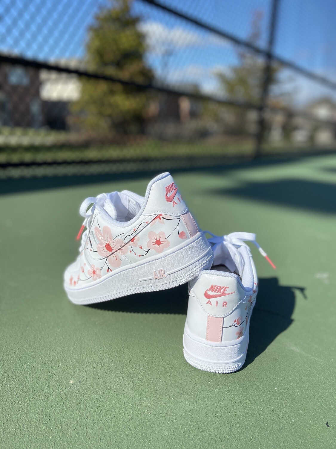Custom Cherry Blossoms Air Force 1 (Adult Size)