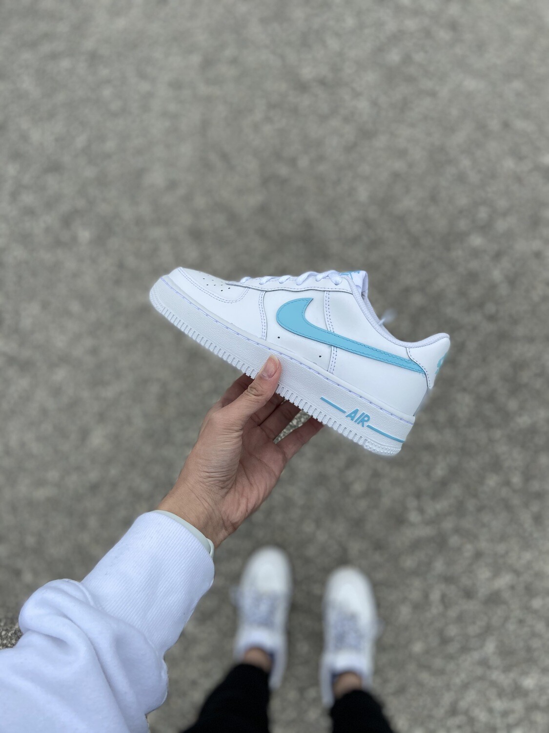Custom Coloured Swoosh Air Force 1