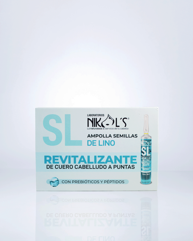 NIKOLS Ampolla SEMILLA DE LINO x 15 ML - caja x 8 unds