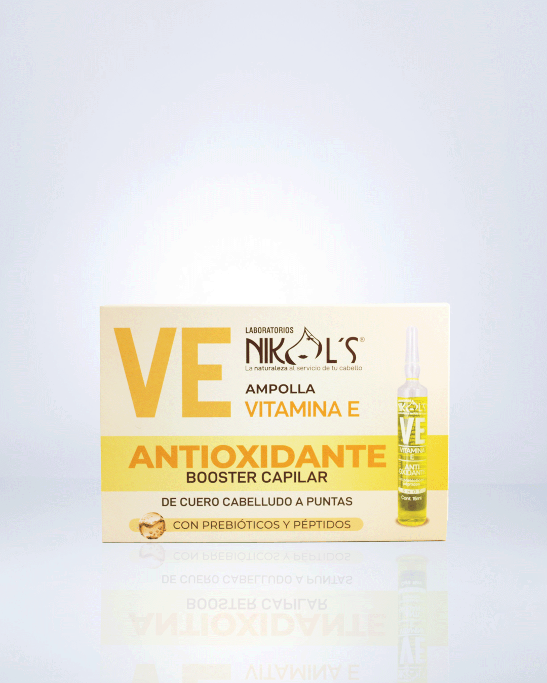 NIKOLS Ampolla VE x 15 ML - caja x 8 unds