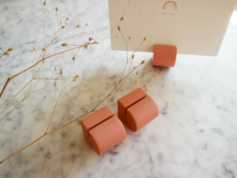 Atelier Pierre set 3 kaartenhouders peach Atelier Pierre set 3 kaartenhouders peach