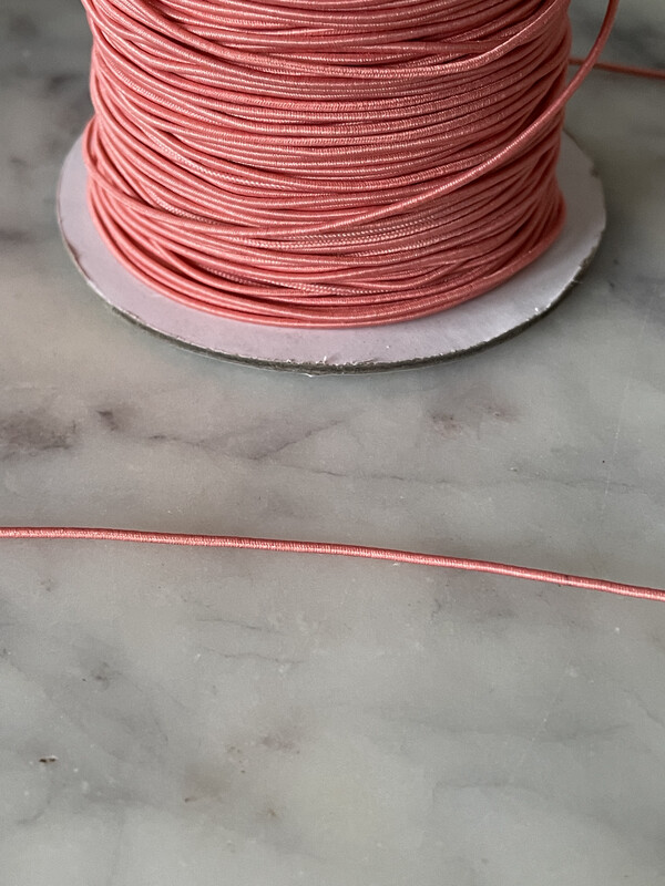 Elastisch touw Peach 1mm