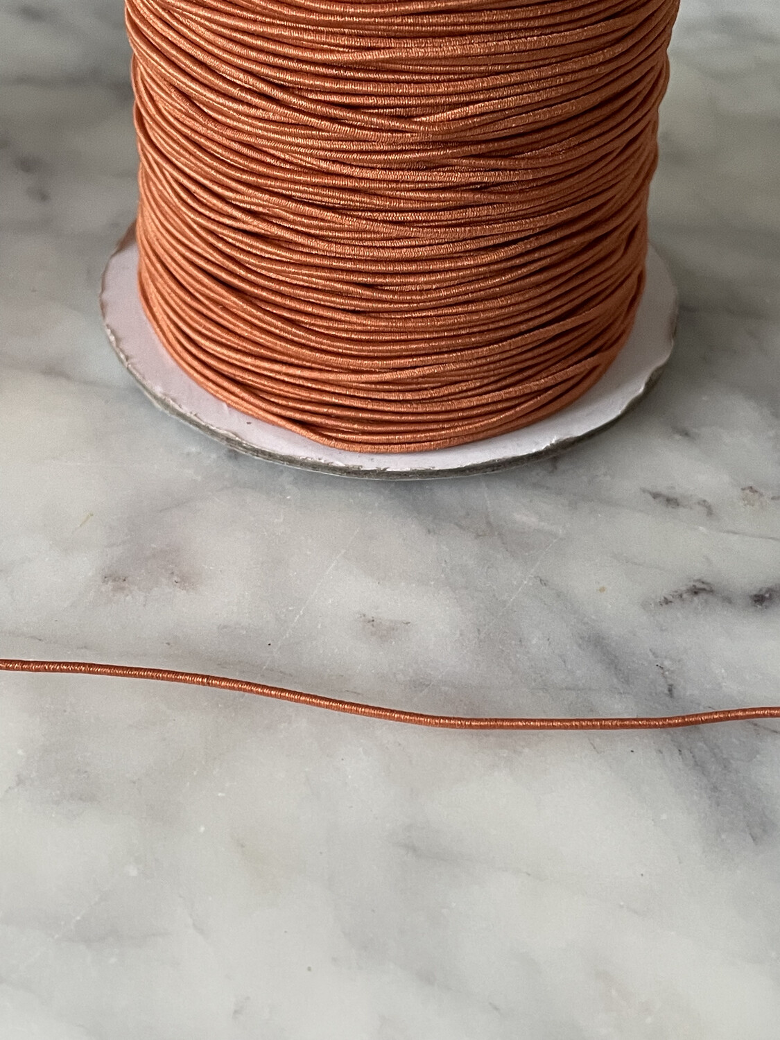 Elastisch touw roest terracotta 1mm