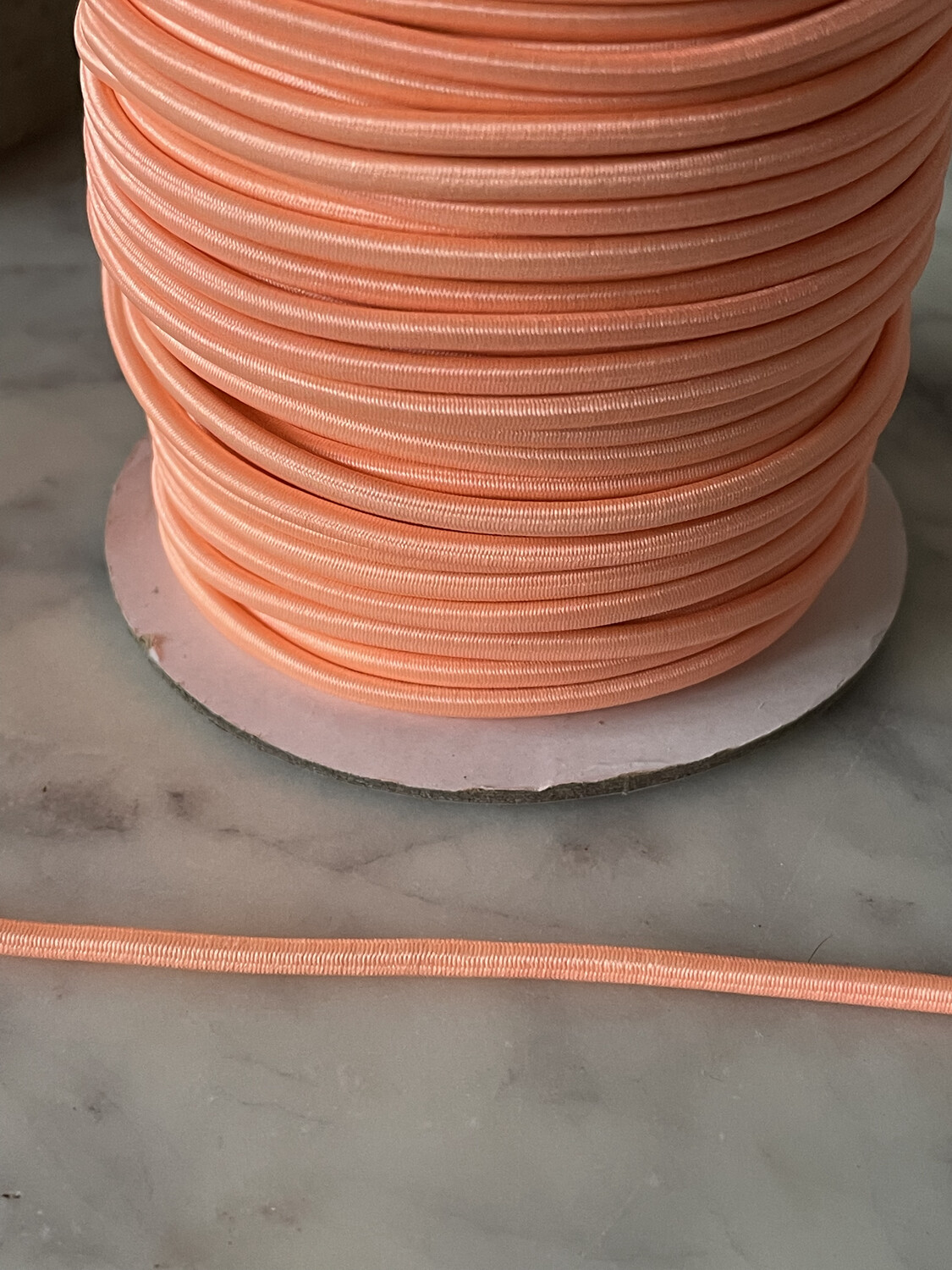 Elastisch touw Peach 3 mm