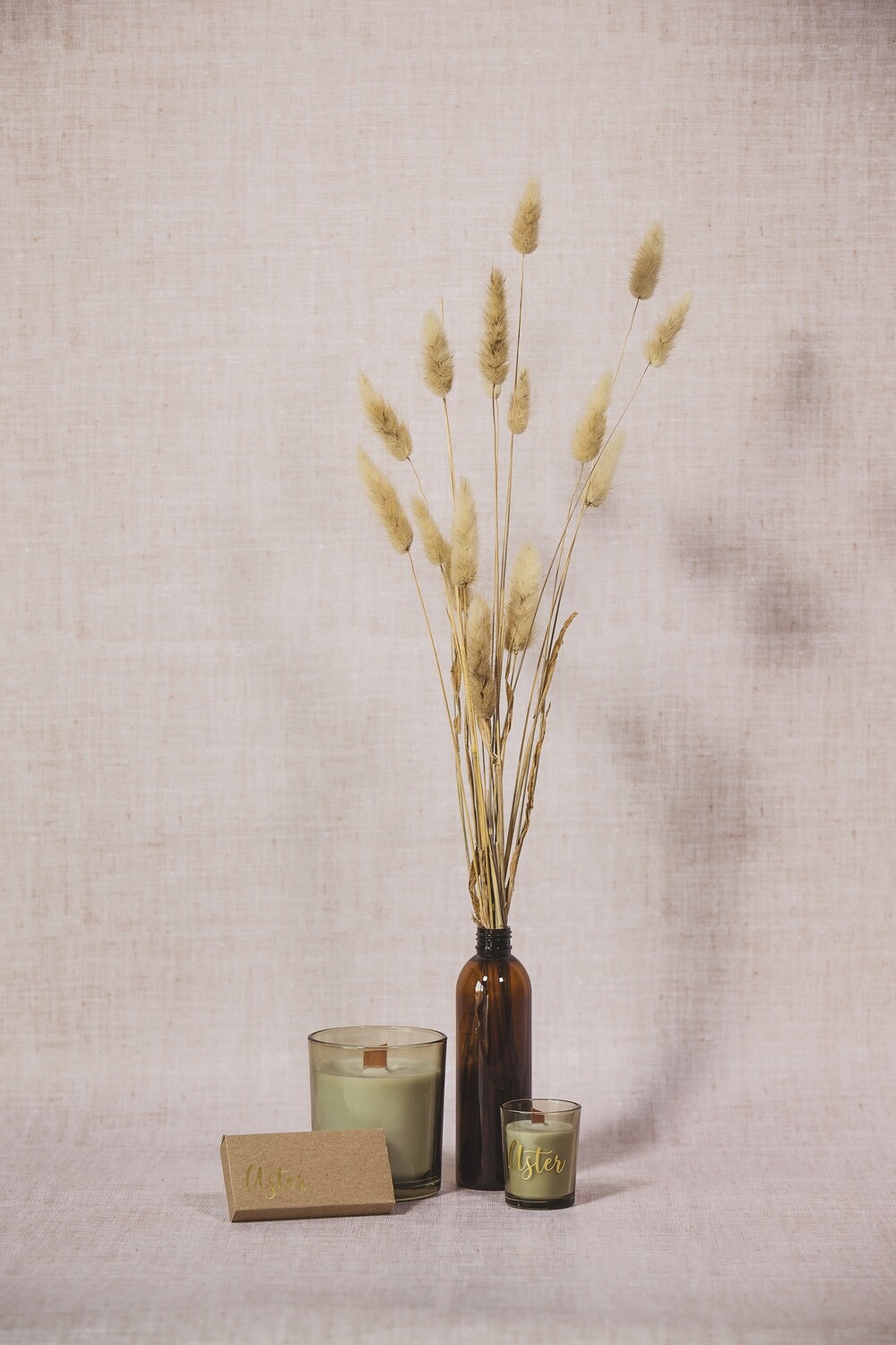 Kaarsje eucalyptus met houten wiek