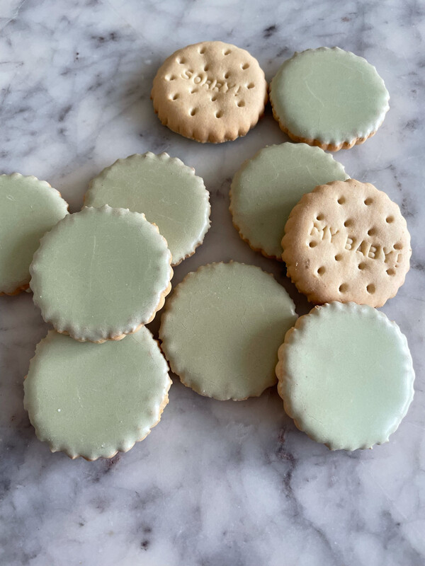 Koekjes glazuur groen