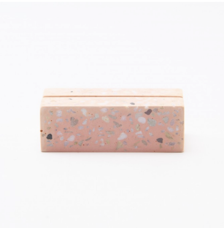 Terrazzo Fotohouder - roze Terrazzo Fotohouder - roze