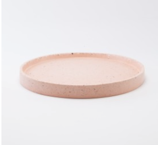 terrazzo schaal 35 x 35 cm roze​ terrazzo schaal 35 x 35 cm roze​