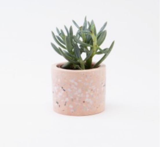 Bloempotje terrazzo roze Bloempotje terrazzo roze