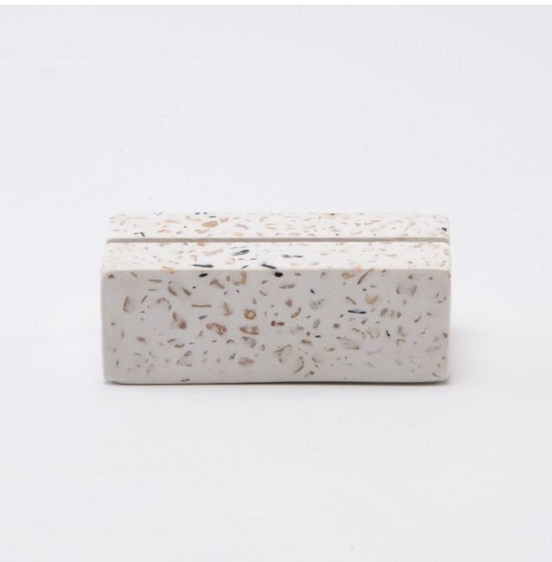 Terrazzo Fotohouder - wit