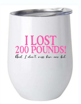 Divorce Saying 12oz Tumbler