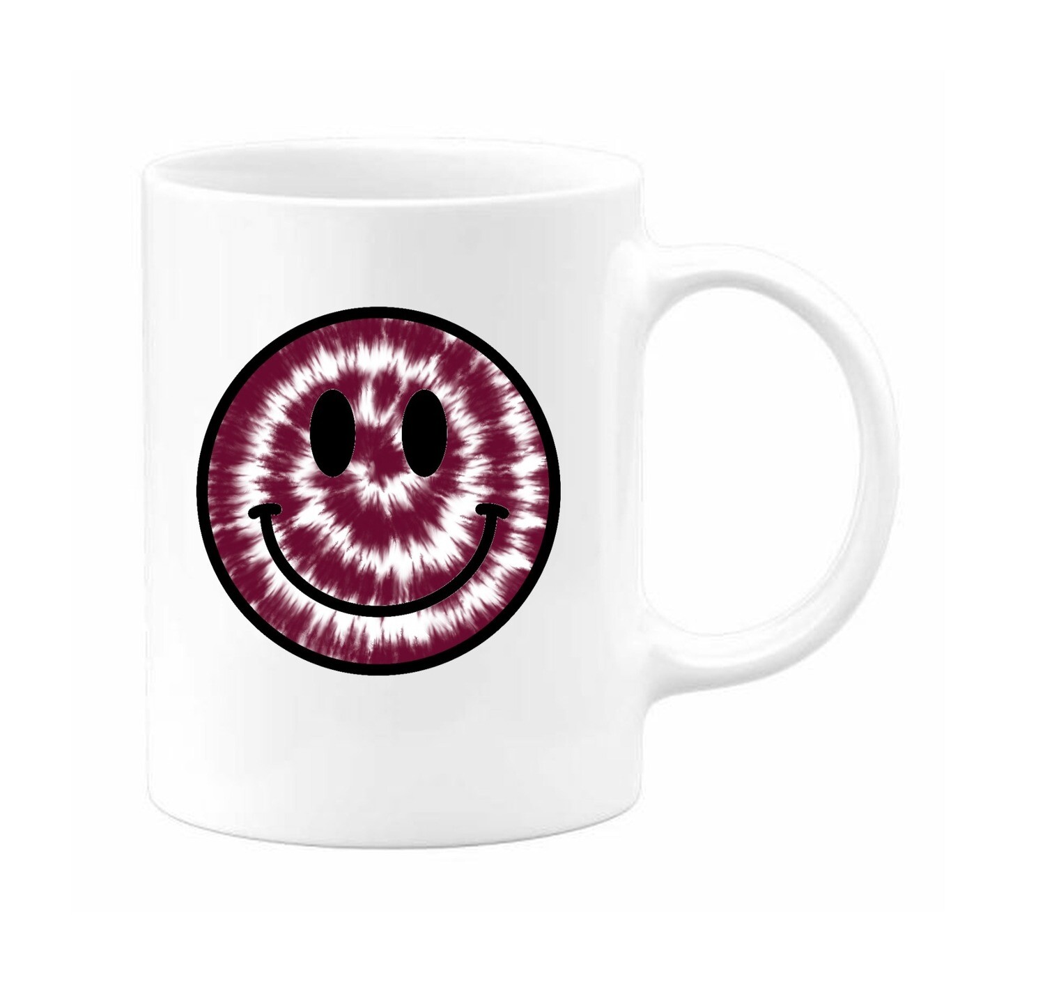 Aggie Maroon Smiley 12oz Coffee Mug
