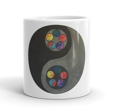 Ying Yang 12oz Coffee Mug