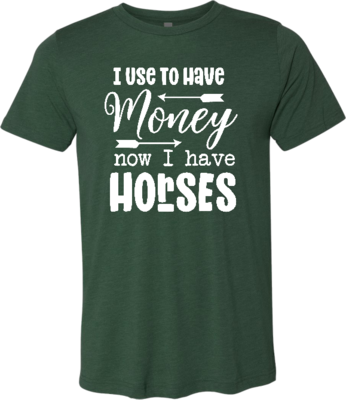 &quot;Money &amp; Horses&quot; T-Shirt