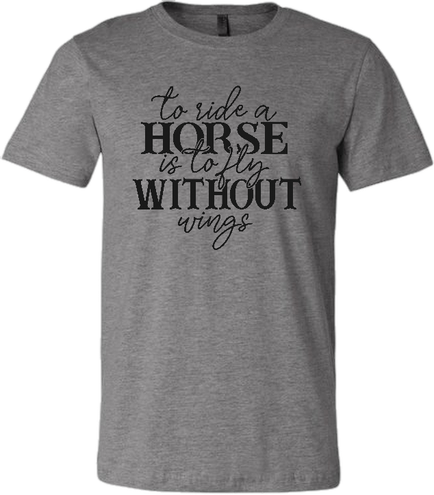 &quot;Horses &amp; Wings&quot; T-Shirt