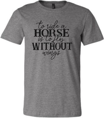 &quot;Horses &amp; Wings&quot; T-Shirt