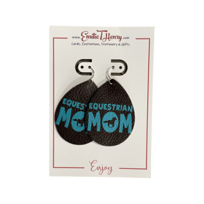 &quot;Equestrian Mom&quot; Earrings