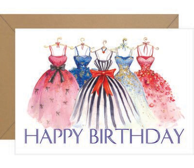 Dreesses Birthday Card