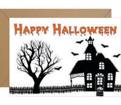 Haunted Halloween Note