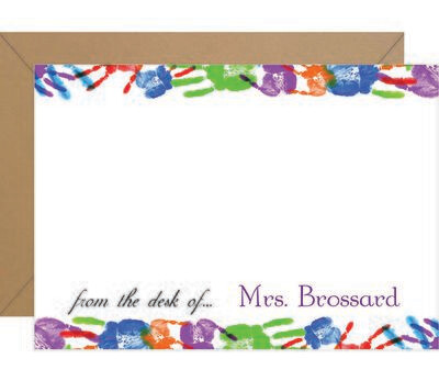 Hands Personalized Note