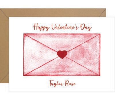 Envelope Valentine Note