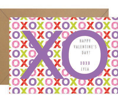 XOXO Valentine Note