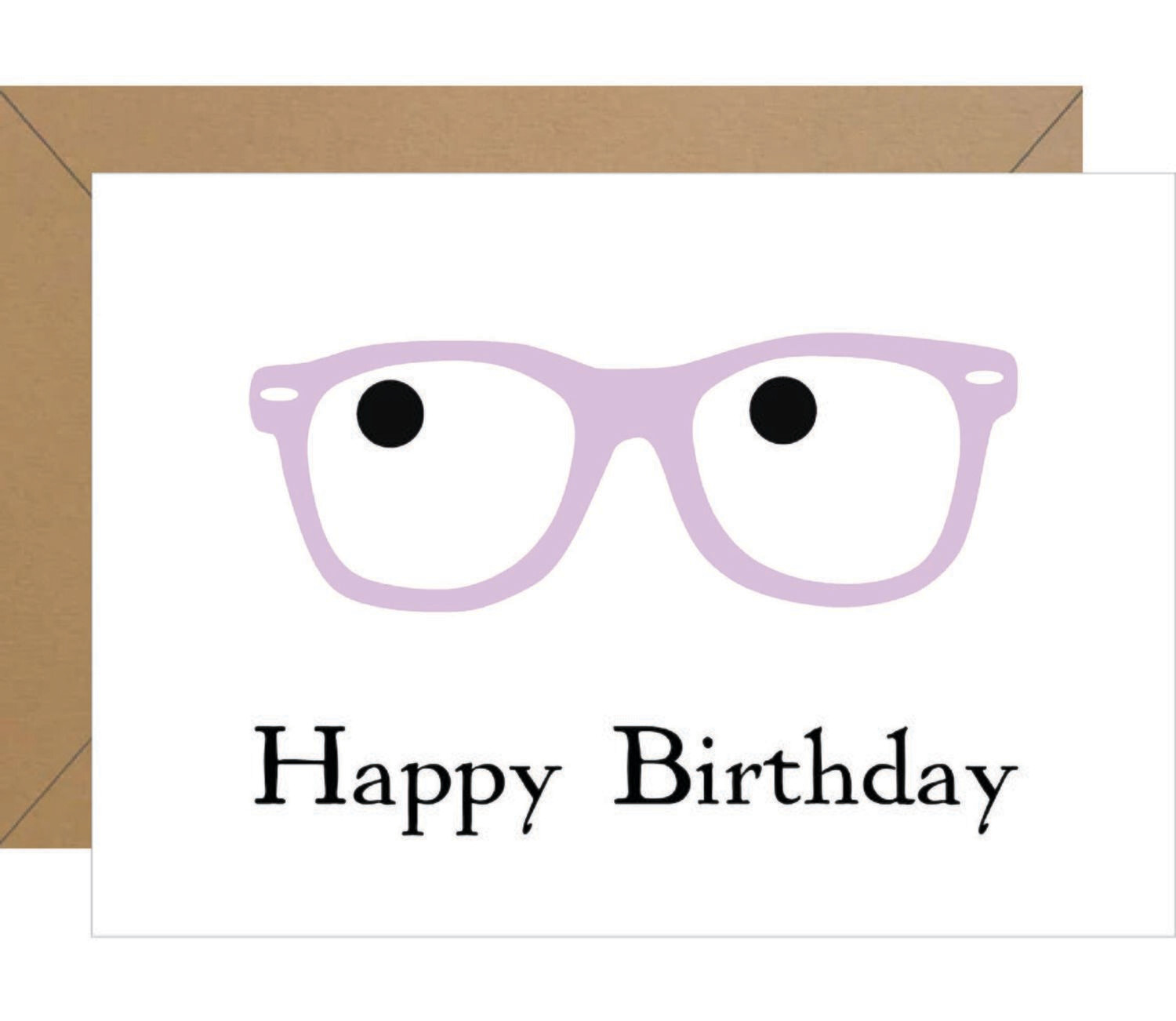 Glasses Birthday Card
