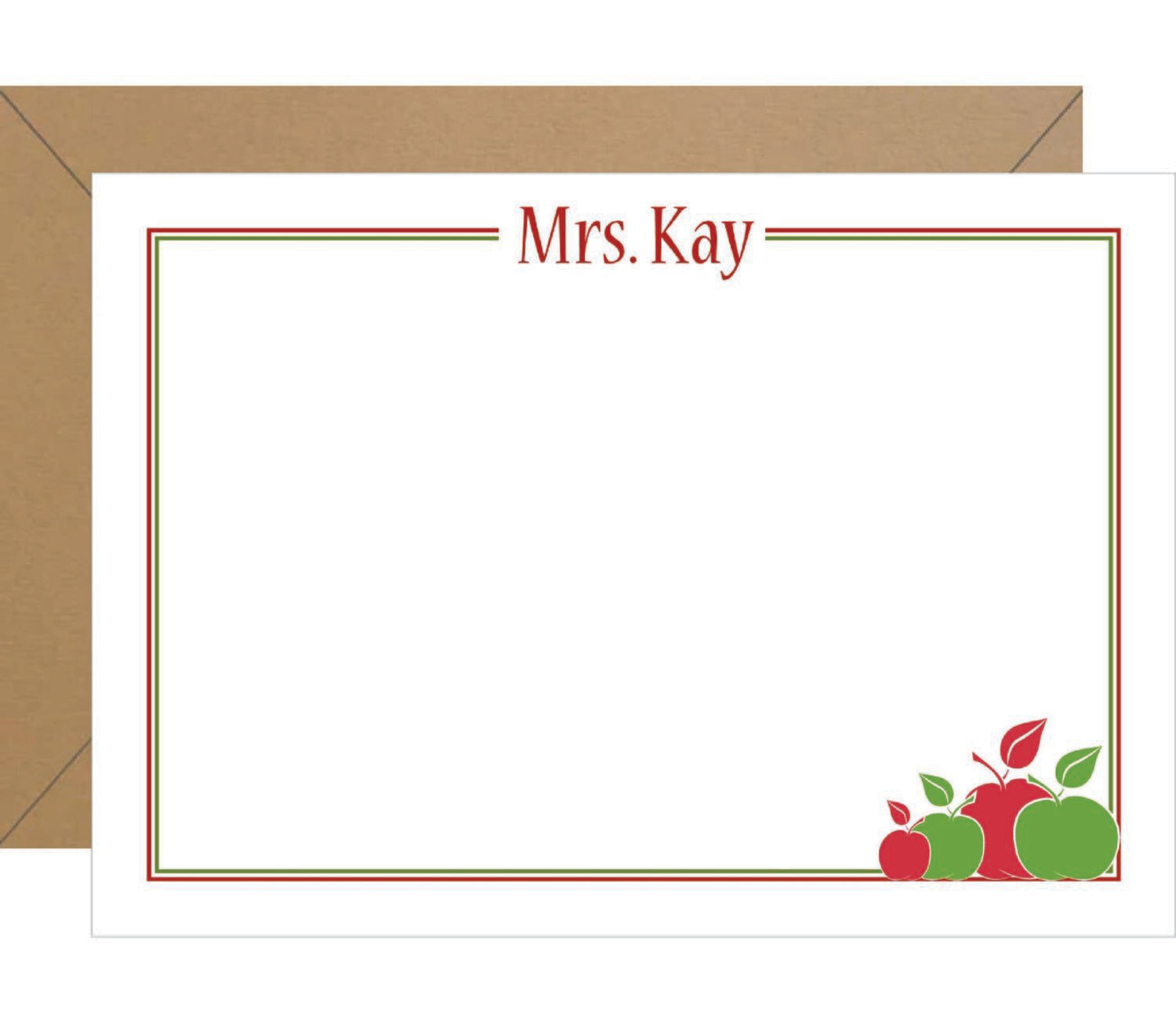 Apples Personalized Note