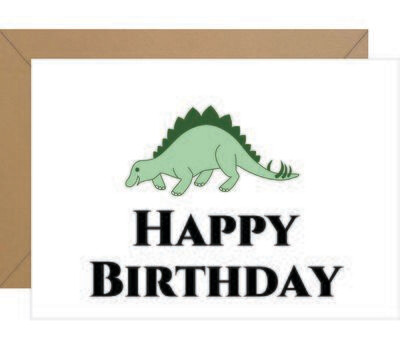 Dinosaur Birthday Card