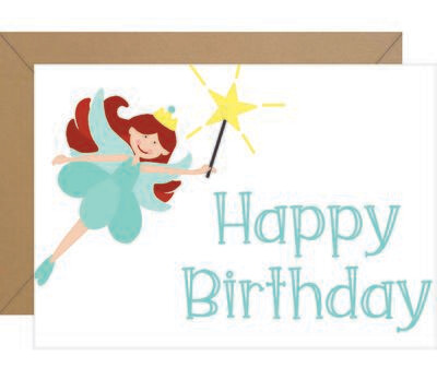 Fairy Birthday Card