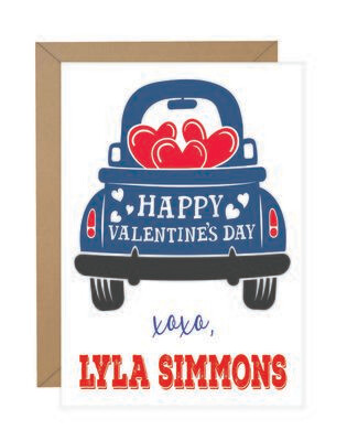 Valentine Truck Note