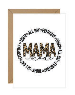 Leopard Mama Note