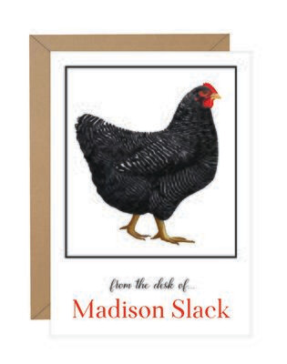 Chicken Personalized Note