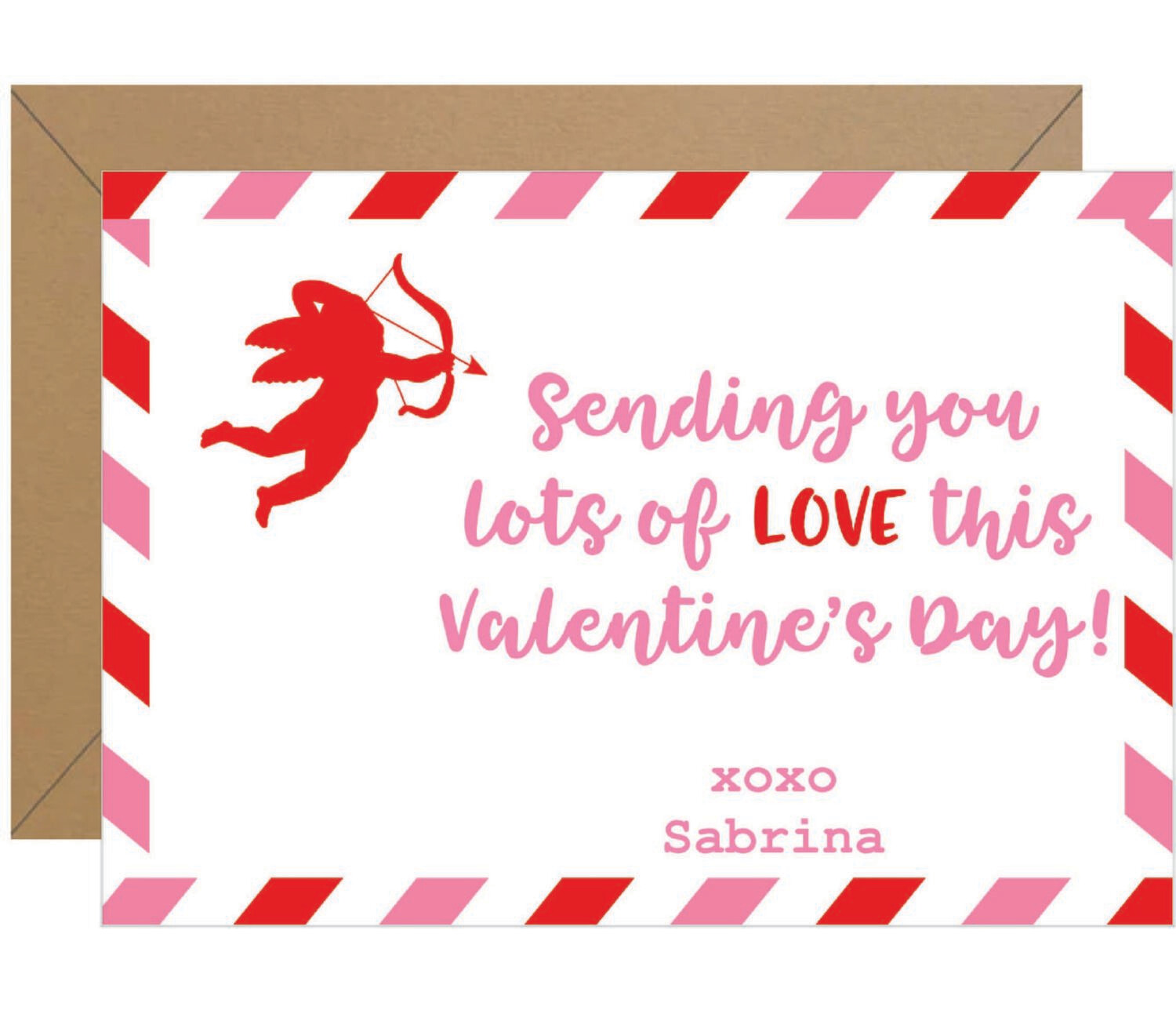 Cupid Air Valentine Note