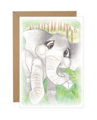 Elephant Note (Hand Drawn)